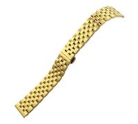 WTNZBAEM Bracelet de montre en acier inoxydable compatible avec les montres Tissot Certina incurvées or rose(Golden,10mm)