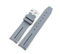 WTNZBAEM Bracelet de montre en caoutchouc et silicone, extrémité incurvée, 20 mm, compatible avec les bracelets MoonSwatch, étanche, for hommes et femmes, accessoires de montre de sport et de plongée(