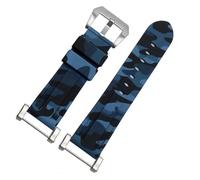 WTNZBAEM Bracelet de montre en caoutchouc étanche compatible avec les bracelets de montre en silicone camouflage ESSENTIAL CORE Expedition Series 24 mm for sports de plein air(Antique Black)