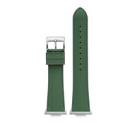 WTNZBAEM Bracelet de montre en caoutchouc fluoré compatible avec Tissot PRX Powermatic 40 mm, boucle acier inoxydable, bracelet sport étanche FKM à dégagement rapide, 12(Green)