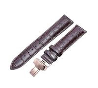 WTNZBAEM Bracelet de montre en cuir compatible avec Tissot Le Locle T41 T006 PRC200, 18, 19, 20 et 22 mm, 1853(Brown rose gold,18mm)