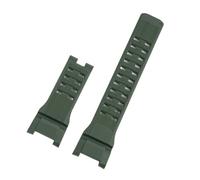 WTNZBAEM Bracelet de montre en résine compatible avec Casio GShock, la troisième génération du Big Mud King GWG-B1000, bracelet à anneau acier dédié(Green- NO buckle)