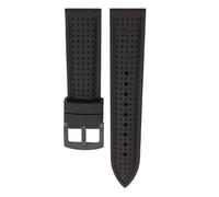 WTNZBAEM Bracelet de montre en silicone respirant 20 mm 22 mm compatible avec Casio Swordfish MDV-106 MDV-107 MTP1374, bracelet de sport étanche en caoutchouc Seiko PROSPEX(Black Gray,20mm)