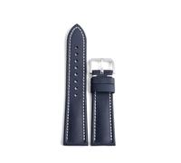 WTNZBAEM Bracelet de montre étanche en toile de voile 18 mm, 19 mm, 20 mm, 21 mm, 22 mm, 23 mm, 24 mm, à dégagement rapide, compatible avec les montres de plongée Omega Blancpain et Seiko(Blue-white l