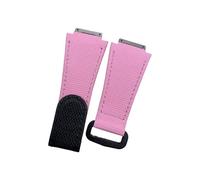 WTNZBAEM Bracelet de montre personnalisé en caoutchouc compatible avec les bracelets Richard Strap à crochet et boucle en caoutchouc fluoré RM011 RM030 RM010 RM055, connexion à vis(A Pink,RM67 model)