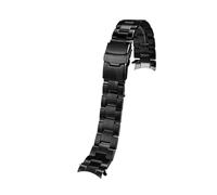 WTNZBAEM Bracelet de montre Seiko en acier inoxydable for homme, compatible avec Casio Duro MDV107-1A MDV106-1A MDV-106, 20 mm et 22 mm, accessoires(Black-three,20mm)