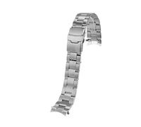 WTNZBAEM Bracelet de montre Seiko en acier inoxydable for homme, compatible avec Casio Duro MDV107-1A MDV106-1A MDV-106, 20 mm et 22 mm, accessoires(Silver-three,22mm)