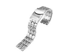 WTNZBAEM Bracelet en acier fin compatible avec la montre homme Swatch IRONY YVS451, YVS435 et YCS443G, bracelet dentelé(Silver,20mm)