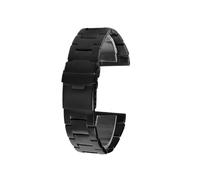 WTNZBAEM Bracelet en acier inoxydable 23/24 mm compatible avec les montres Casio PROTREK séries PRW-60/61/50/70Y/30 PRW-6600 PRG-600Y PRG-650/600 for hommes(Black-strap,24mm)