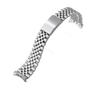WTNZBAEM Bracelet en acier inoxydable à cinq perles compatible avec la montre Rolex Log Series Universal Arc, boucle déployante 13 mm 18/20 mm(19mm)
