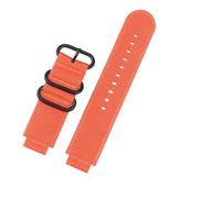 WTNZBAEM Bracelet en nylon modifié compatible avec les montres Casio G-Shock Series 3410 GW-9400 GW9400 GW-9400DCJ GW-9300 G-9200 16 mm(Orange-black)