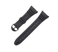 WTNZBAEM Bracelets de montre compatibles avec les montres électroniques Casio 3239 W-96H-1A 2A 9A, bracelet dédié, noir, sport, étanche, en silicone, for homme