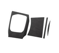 WTNZBAEM Cadre de Protection for Levier de Vitesse Central en ABS et Cuir suédé, Compatible avec BMW Série 3 G20 G28 2019 2020 2021 à Conduite à Gauche