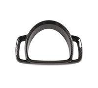 WTNZBAEM Cadre de Tableau de Bord Central en Fibre de Carbone ABS, Compatible avec la Smart fortwo 2009-2014, Moulage intérieur