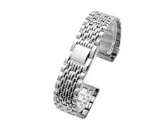 WTNZBAEM Chaîne de montre en acier fin et solide, compatible avec les bracelets métalliques Tissot 1853 Everytime T109.610 .407(19mm)