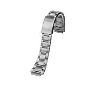 WTNZBAEM Compatible avec Casio 3299 AE1200/1300/1500 AE-1200 AE-1200wh AE-1300 Bracelet en acier inoxydable massif Boîtier en métal fin de 18 mm Bracelet(Silver strap)