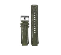 WTNZBAEM Compatible avec Casio G-SHOCK GW-M5610 DW5600 DW5700 DW6900 GA110 GA100 Bracelet de montre en nylon cuir de vachette Petit bracelet carré Bouche convexe 16 mm(Army green black)