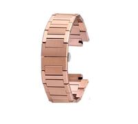 WTNZBAEM Compatible avec le bracelet de montre Casio GA-2100 GM2100 G-SHOCK Farmhouse Oak Modified Fine Steel Watch Chain Bracelet for homme(Rose Gold)