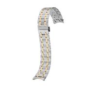 WTNZBAEM Compatible avec le bracelet en acier for homme Tissot T099 1853 Durur Series T099407A T099408A, bracelet à chaîne en acier for homme(Silver gold)