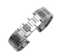 WTNZBAEM Compatible avec les bracelets de montre Cartier London Must Stainless Steel Chain Solo for femmes et hommes Ronde(22mm)