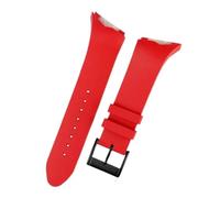 WTNZBAEM Compatible avec les bracelets de montre Hamilton Adventure Strap Elvis Presley 75e anniversaire Black Man Series, délicats et étanches en silicone, 25 mm(Red-Black)
