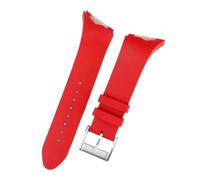 WTNZBAEM Compatible avec les bracelets de montre Hamilton Adventure Strap Elvis Presley 75e anniversaire Black Man Series, délicats et étanches en silicone, 25 mm(Red-steel)