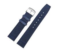 WTNZBAEM Compatible avec les bracelets de montre Longines Pioneer Sports Series L3.810/L3.820, en toile sport, 20 mm, 21, 22, for hommes, accessoires cuir(Blue-pin buckle,20mm)