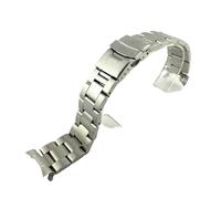WTNZBAEM Compatible avec les bracelets Seiko en acier inoxydable massif 20 mm et 22 for homme, bracelet sport SRPD SKX007/SKX009 SRPD63K1, Jubilee à extrémité incurvée(Type C,22mm)