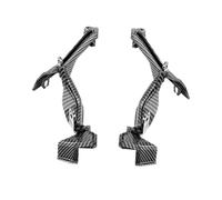 WTNZBAEM Coque De Protection De Phare, Cadre D'instrumentation, Carénage Supérieur Compatible avec Yamaha MT09 FZ09 2017 2018 2019 2020(D(Carbon Fiber Look))