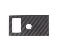 WTNZBAEM Couvercle de Panneau de Levier de Vitesse en Fibre de Carbone véritable, Compatible avec Land Rover Range Rover Vogue 2024-2025, Accessoires d'intérieur de Voiture(Black)