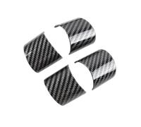 WTNZBAEM Garniture de Panneau de Volant en Fibre de Carbone ABS, Accessoire de Style intérieur de Voiture, Compatible avec Ford Mondeo 2004 2005 2006