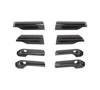 WTNZBAEM Garniture de poignée d'accoudoir de Porte intérieure de Voiture, Compatible avec Suzuki Jimny 4 Portes 2019 2020 2021 2022 2023 2024 2025, Accessoires Automobiles(Carbon Fiber Grain)