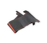 WTNZBAEM Housse de Volant de Voiture Cousue à la Main, Garniture en Cuir suédé, Compatible avec Benz W177 V177 W247 W205 C118 C257 W213 EQA H243(Suede-Perforate-Red)