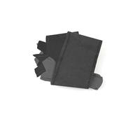 WTNZBAEM Housse de Volant intérieure en Cuir suédé Compatible avec Audi A1 8X A3 8V S3 A4 B9 S4 A5 RS 3 4 5 SQ2 Q2 2016-2022, Accessoires de Garniture(Black-no Hole)