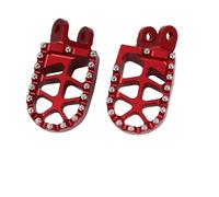 WTNZBAEM Repose-Pieds CNC for Moto, pédales compatibles avec Honda Africa Twin XRV 650 XRV 750 XRV650 XRV750 650XRV 750XRV 1990(Red)