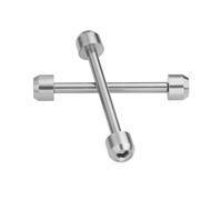 WTNZBAEM Tige de connexion hexagonale for bracelet de montre, compatible avec la série TS Tissot T-Race T048, or et noir(Silver two)