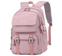WTongBao Les élèves scolaires, garçons et filles, vont à l’école, voyagent, pratiquent le sport, un sac à dos en nylon étanche(Violet1)