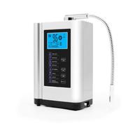 WTRYRN Ioniseur d'eau de comptoir avec écran LCD Intelligent, Modes Multiples, électrodes en Titane-Platine et Production d'eau Acide et alcaline pour Un Usage Quotidien White