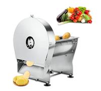 WTRYRN Machine multifonctionnelle pour découper Les Aliments et trancher Les légumes, Double Mode de Fonctionnement, Corps Lisse en Acier Inoxydable