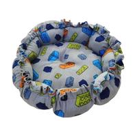 WTTAK Lit en forme de citrouille pour petits chiens, chats et petits animaux de compagnie - Lit gigogne convertible en polaire polyester doux avec cordon de serrage, pour chatons, chiots - Plusieurs