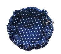WTTAK Lit en forme de citrouille pour petits chiens, chats et petits animaux de compagnie - Lit gigogne convertible en polaire polyester doux avec cordon de serrage, pour chatons, chiots - Plusieurs