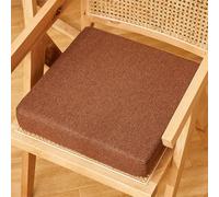Wttfc Café,1 Set,Coussins d'Assise Carré Coussin de Chaise 40x40x3cm pour Intérieur et Extérieur - Galette de Chaise Antidérapants avec Housse Amovible - Coussin de Siege pour Bureau