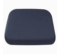 Wttfc Coussins de Chaise d'intérieur, 45x45x4cm, Galette de Chaise Carrée, Coussin Chaise Cuisine, Coussin de Siege avec Liens et Envers Antidérapant, Housse Amovible,Bleu,1 Pieces