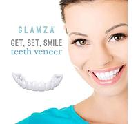 Wttfc Facettes Dentaire Haut et Bas Prothèses Dentaires Temporaire Fausse Dent Cosmétiques Dentier Sourire Parfait Dentier Provisoire Blanchiment Dentaire Couvrir Les Dents Imparfaites