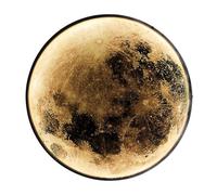 WTTTTW 60cm/23.6in, Applique Murale Lune à intensité Variable, Applique Murale LED d'art Moderne avec télécommande, plafonnier Mural au Clair de Lune pour Salon, Chambre à Coucher, Bureau