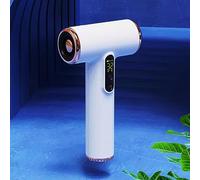 WTTTTW Sèche-Cheveux sans Fil, sèche-Cheveux sans Fil Rechargeable USB, sèche-Cheveux de Voyage Portable et Froid, Batterie Rechargeable Type-C 15000 mAh à Charge Rapide, Blanc