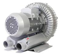 WTTWW Souffleur régénératif, souffleur à anneau vortex monophasé haute pression, souffleur à canal latéral, ventilateur vortex d'aération des eaux usées, pompe à vide industrielle, 250 W/0,34 HP