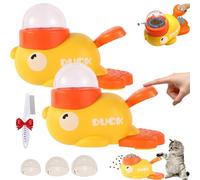 Wtujil Machine à sous à friandises pour chat, distributeur de friandises pour chien, jouet puzzle interactif 2 en 1, convient à tous les types de chats et de chiens (2 pièces)