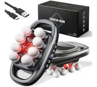 Wtujil Pistolet de massage à 16 têtes avec 3 modes et 30 intensités, masseur du dos pour soulager la douleur des tissus profonds, soulage la tension et la raideur en 5 minutes, pour soulager les