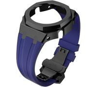 Wtukmo Kit de remplacement de bracelet de montre en caoutchouc et boîtier en métal, pour GA2100/GA2110 en acier inoxydable, cadre de lunette, accessoires avec couvercle inférieur, taille unique, Agate